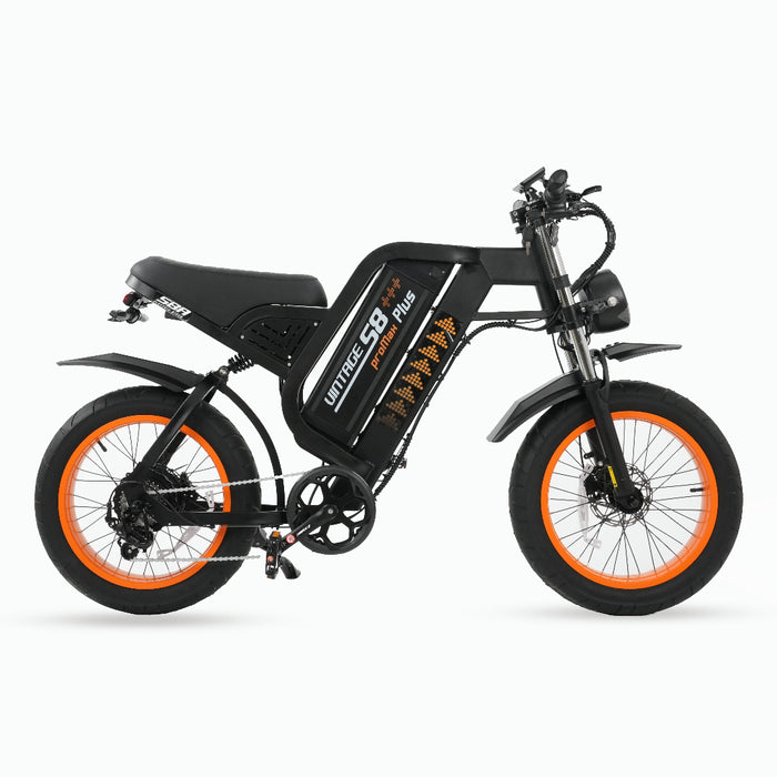 Vélo électrique maroc - S8 Vintage « ProMax Plus » – Puissance Ultime, Style Incomparable - Electricbike Casablanca
