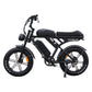 S8 Vintage Power Max – Double Batterie 120KM | 750W | 50Km/h | Autonomie Longue Durée | pneu large tout-terrain de 20 pouces.