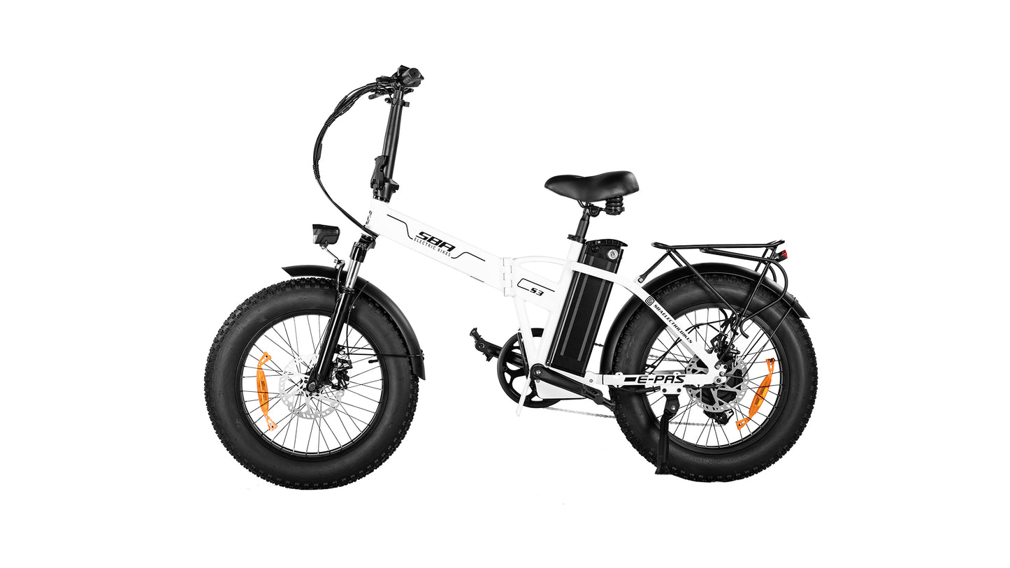 SBA BIKE S3 vélo électrique Pliable avec Accélérateur et Assistance au Pédalage - Bons plans à saisir !