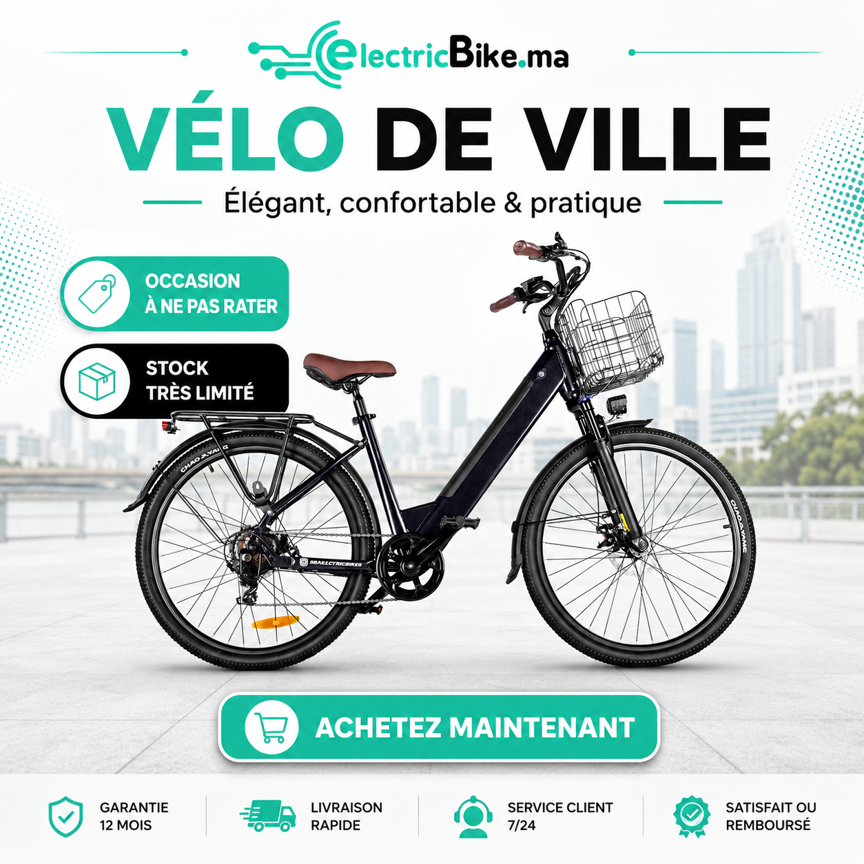 Vélo Électrique Gazella - Performance, Confort et Garantie | ElectricBike.ma