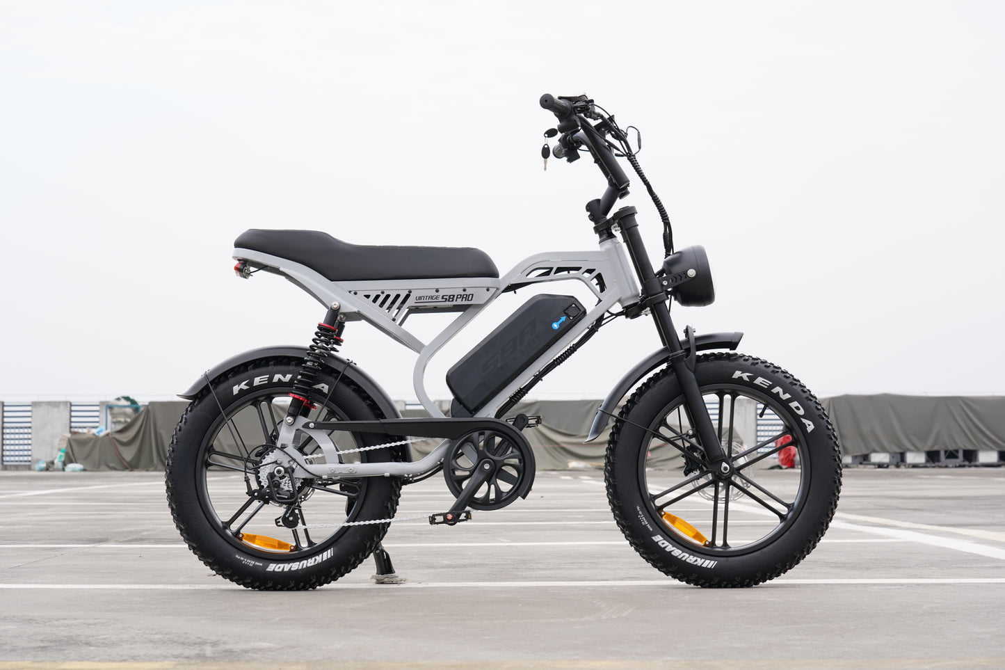 S8 Vintage Power – 750W | 50Km/h | Style Premium Accessible | pneu large tout-terrain de 20 pouces.