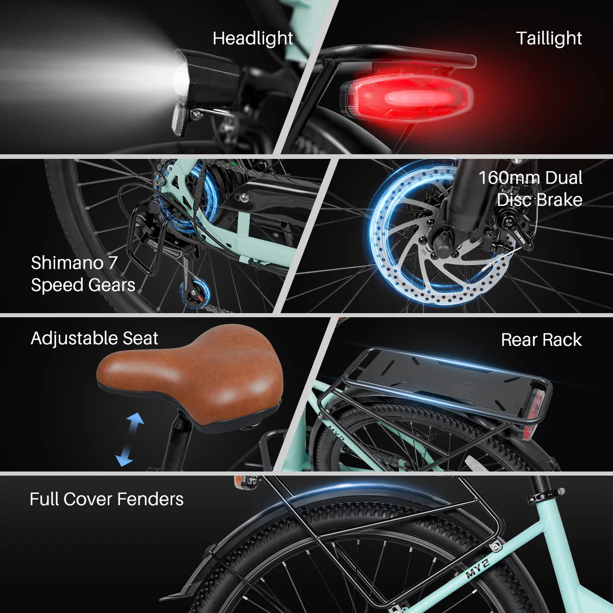 Vélo Électrique Gazelle E004 1500W – Autonomie 85km, 51 km/h | Confort & Puissance Homme & Femme