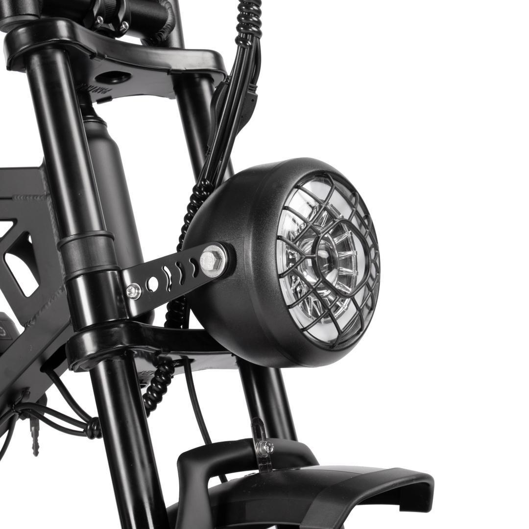 S8 Vintage Vélo électrique de route 500W, Ebike 48V 15Ah avec batterie au lithium amovible, autonomie de 50 km, pneu large tout-terrain de 20 pouces. - Electricbikema